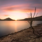 Salagou lake Sunset