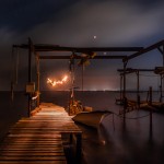 Bloody Moon and Lights (Marseillan)